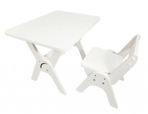 Детский растущий стол-парта и стул Я САМ "Умка" (Белый) в Агрызе - agryz.mebel-74.com | фото