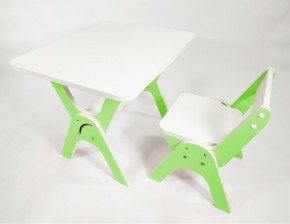 Детский растущий стол-парта и стул Я САМ "Умка" (Зеленый) в Агрызе - agryz.mebel-74.com | фото