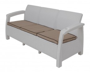 Диван Yalta Premium Sofa 3 Set (Ялта) белый (+подушки под спину) в Агрызе - agryz.mebel-74.com | фото