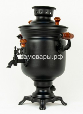 Электрический самовар "Черный Русский" матовая банка на 3 литра (Ограниченная серия) в Агрызе - agryz.mebel-74.com | фото