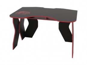 Компьютерный стол КЛ №9.0 (Черный/Красный) в Агрызе - agryz.mebel-74.com | фото