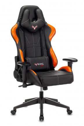 Кресло игровое Бюрократ VIKING 5 AERO ORANGE черный/оранжевый в Агрызе - agryz.mebel-74.com | фото