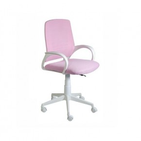 Кресло Ирис White сетка/ткань розовая в Агрызе - agryz.mebel-74.com | фото