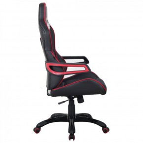 Кресло компьютерное BRABIX Nitro GM-001 (ткань/экокожа) черное, вставки красные (531816) в Агрызе - agryz.mebel-74.com | фото