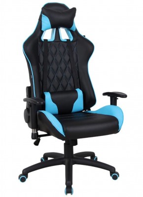 Кресло компьютерное BRABIX "GT Master GM-110" (черное/голубое) 531928 в Агрызе - agryz.mebel-74.com | фото