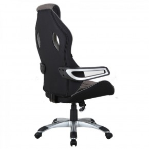 Кресло компьютерное BRABIX Techno GM-002 (ткань) черное/серое, вставки белые (531815) в Агрызе - agryz.mebel-74.com | фото