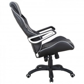Кресло компьютерное BRABIX Techno Pro GM-003 (экокожа черное/серое, вставки серые) 531814 в Агрызе - agryz.mebel-74.com | фото