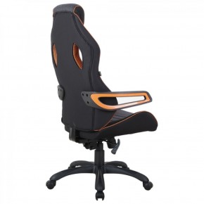 Кресло компьютерное BRABIX Techno Pro GM-003 (ткань черное/серое, вставки оранжевые) 531813 в Агрызе - agryz.mebel-74.com | фото