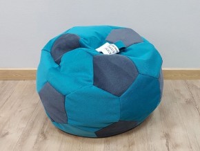Кресло-мешок Мяч S (Shaggy Azure-Shaggy Grafit) в Агрызе - agryz.mebel-74.com | фото
