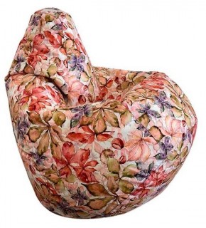 Кресло-мешок Цветы L в Агрызе - agryz.mebel-74.com | фото