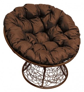 Кресло "ПАПАСАН" ротанг (каркас коричневый) в Агрызе - agryz.mebel-74.com | фото