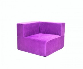 Кресло-угловое-модуль бескаркасное Тетрис 30 (Фиолетовый) в Агрызе - agryz.mebel-74.com | фото