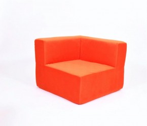 Кресло-угловое-модуль бескаркасное Тетрис 30 (Оранжевый) в Агрызе - agryz.mebel-74.com | фото