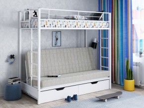 Кровать двухъярусная с диваном "Мадлен-ЯЯ" с ящиками в Агрызе - agryz.mebel-74.com | фото