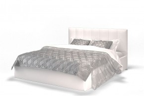 Кровать Элен 1600 + основание с ПМ (Vega white) белый в Агрызе - agryz.mebel-74.com | фото