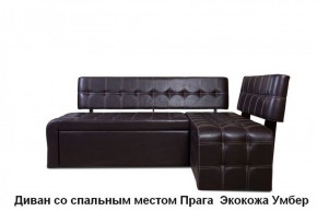 ПРАГА Кухонный диван угловой (Кожзам Борнео Умбер) в Агрызе - agryz.mebel-74.com | фото