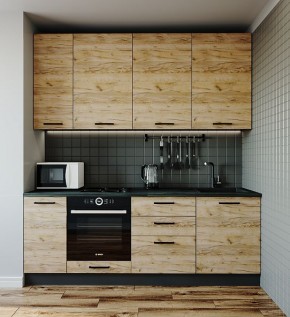 Кухонный гарнитур Крафт 2200 (Стол. 26мм) в Агрызе - agryz.mebel-74.com | фото