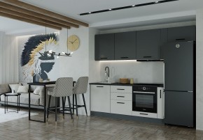 Кухонный гарнитур Лофт 2550 (Стол. 38мм) в Агрызе - agryz.mebel-74.com | фото