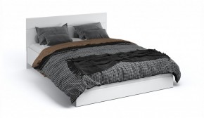 Спальня Йорк Кровать 160 с подъемным механизмом Белый жемчуг/Белый глянец в Агрызе - agryz.mebel-74.com | фото